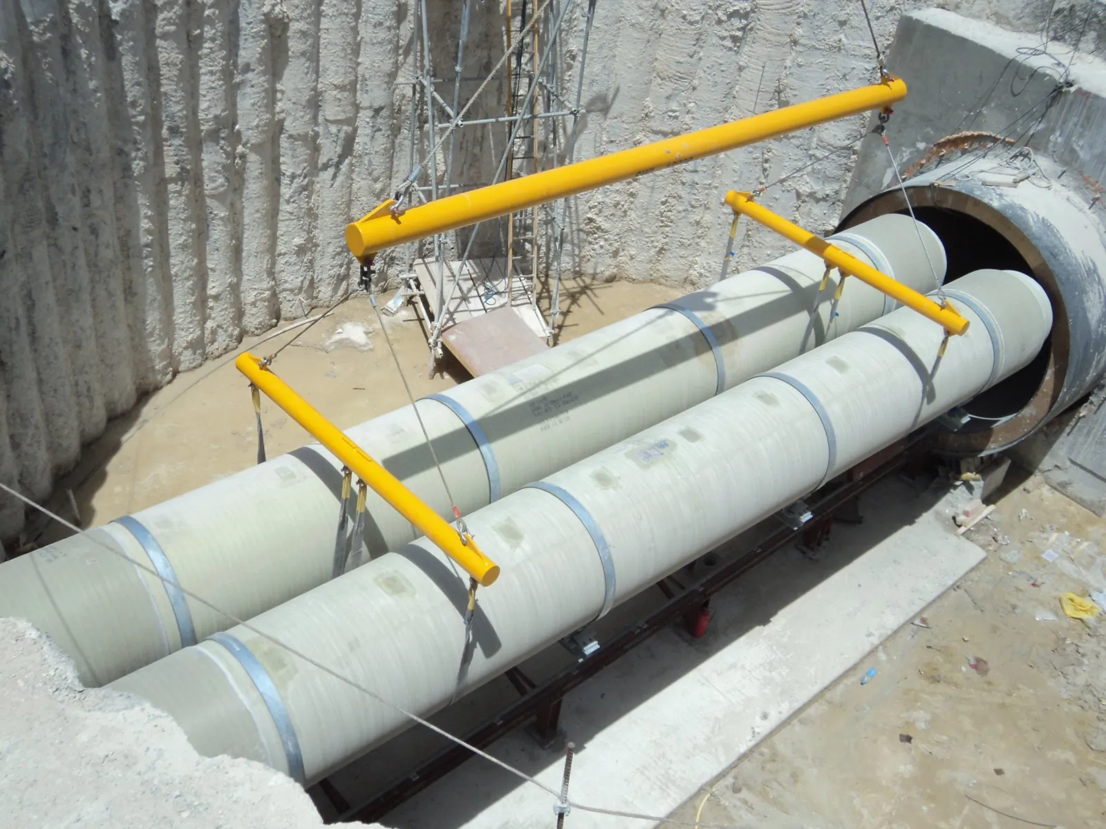 Chilled water network extension, Lusail